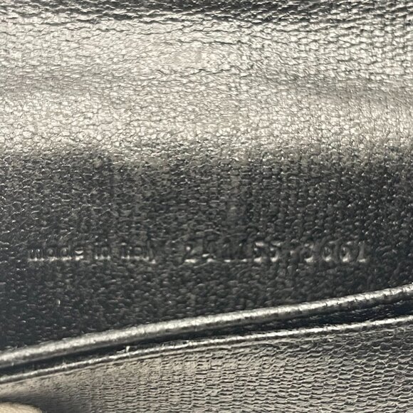 YSL Y Line Compact Wallet  Wallet - Black w/ Gold - Preowned - Picture 10 of 11